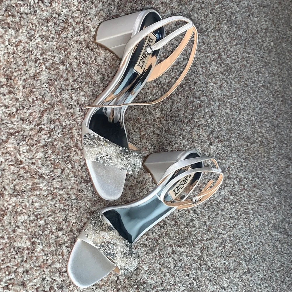 Badgley Mischka Women's Clara Heeled Sandal size 7.5 NWOB